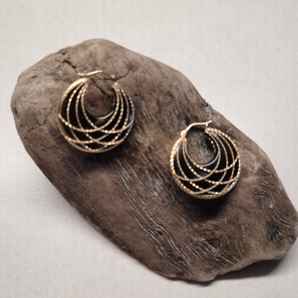 Italian Smoky Topaz Carved Stone wrapped in Solid 14K Gold